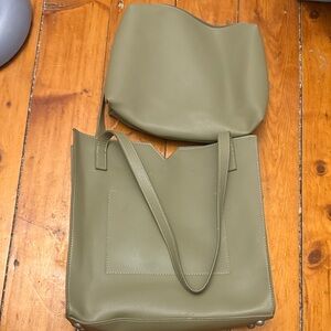 Olive Green Tote Bags